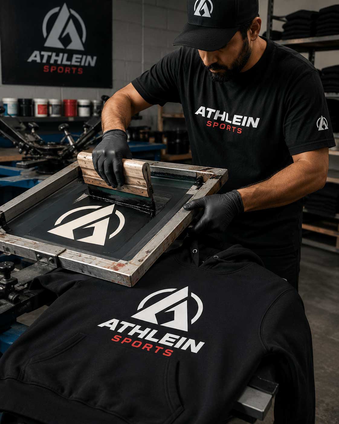 Athlein Sports Printing Process
